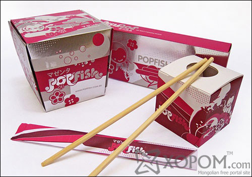 Popfish package design